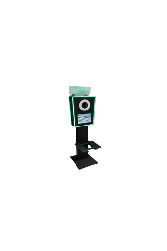 Open Air Photo Booth with ring light, compatible with DSLR and Surface Pro, by DJ And Photo Booth Supply.