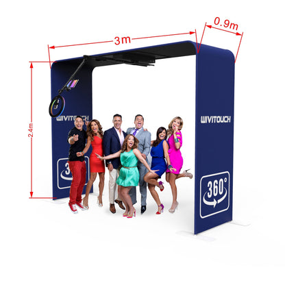 Overhead 360 Photo Booth Rotating Machine for Parties