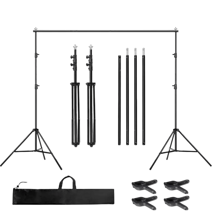 10x10 Ft Adjustable Backdrop Stand | Heavy Duty Photo Booth & Video Studio Stand - DJ And Photo Booth Supply
