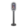 The Umbra - A8 iPad Photo Booth (Black) | RGBW LED Color Changing Frame Photo Booth