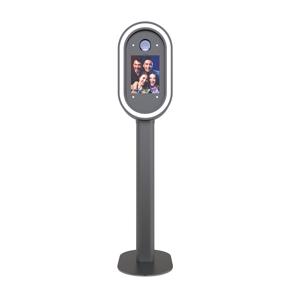 The Umbra - A8 iPad Photo Booth (Black) | RGBW LED Color Changing Frame Photo Booth