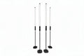 360 Tube Light Stands | Set of 4 Stands with Carrying Bag for LED Tube Lights - DJ And Photo Booth Supply