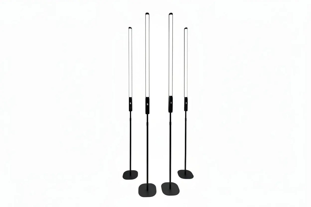 360 Tube Light Stands | Set of 4 Stands with Carrying Bag for LED Tube Lights - DJ And Photo Booth Supply