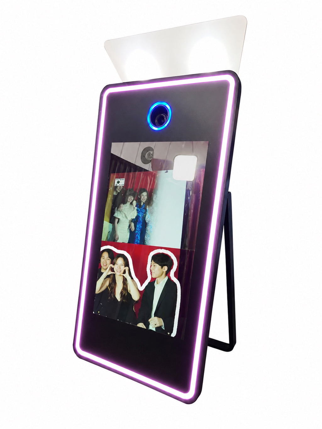Blade Mirror Photo Booth |53.5 -Inch Touch Screen DSLR Slim Mirror Booth - Best Mirror Booth For Sale - Photo Booths For Sale.