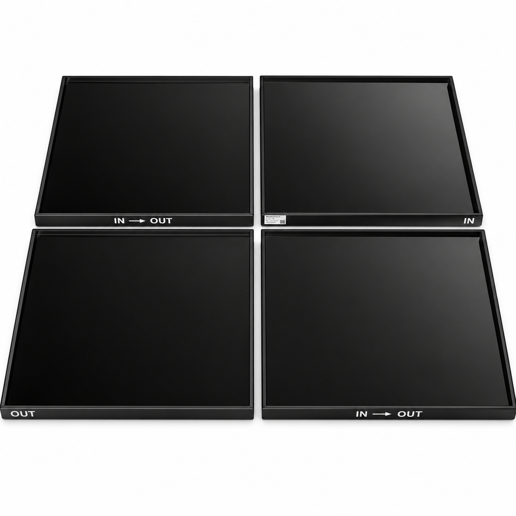 3D LED dance floor lighting by DJ And Photo Booth Supply, illuminated square tiles for nightclub dance areas.