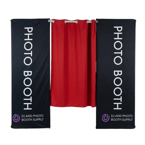 Aircraft aluminum classic photo booth frame from DJ And Photo Booth Supply, easy to set up for traditional photo booth experiences.