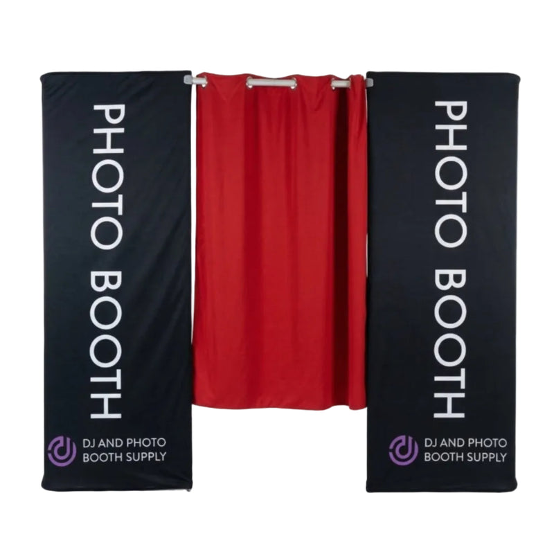 Classic DJPBS-CLASSICBOOTH photo booth frame with aircraft aluminum shell for traditional photo booths, easy to set up and durable.