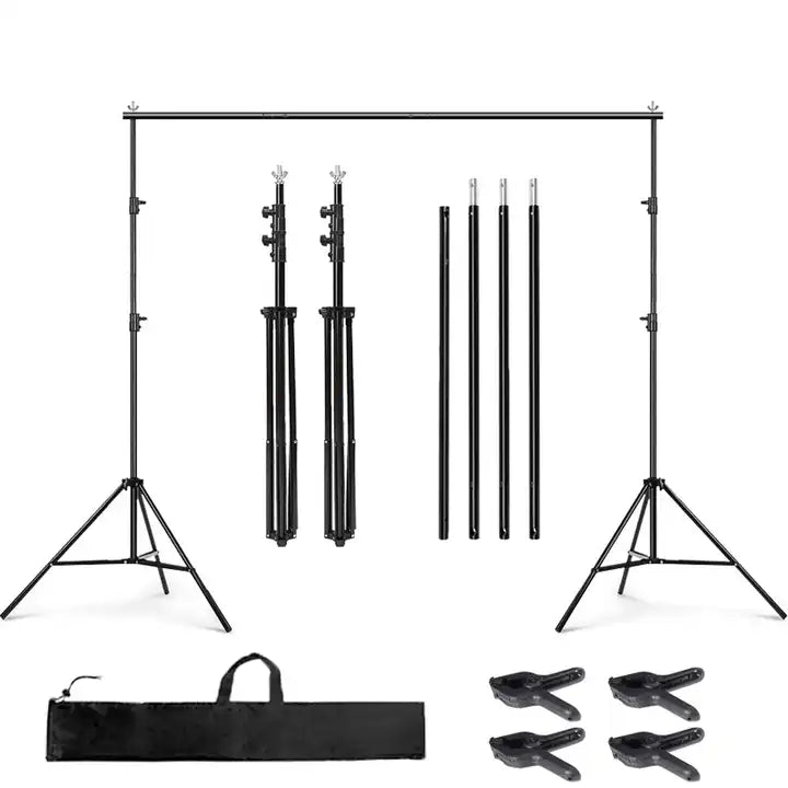 Photo Booth / Video Studio 10 x 10Ft Heavy Duty Adjustable Backdrop Stand