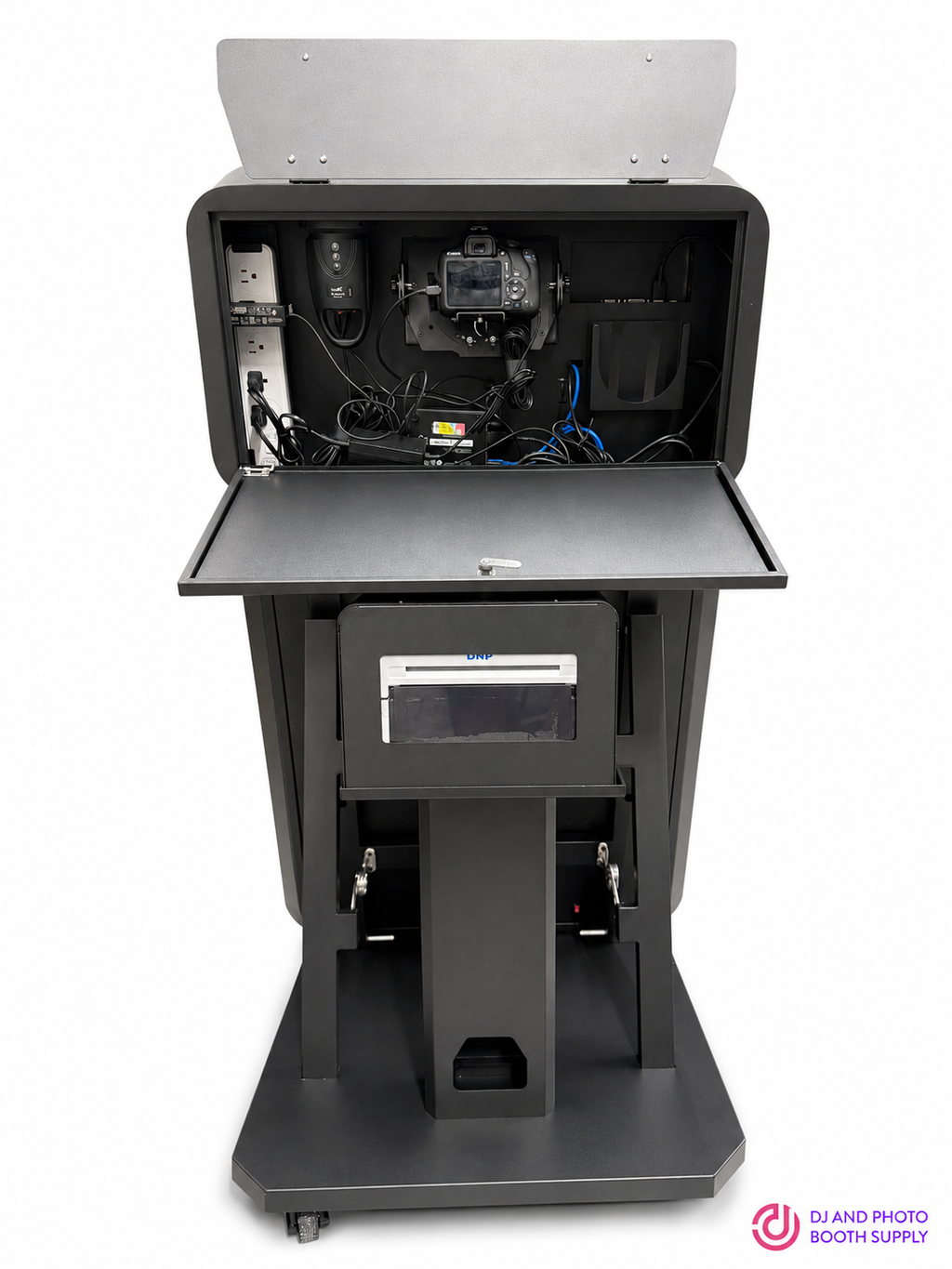 Mirror Booth Pro™ Photo Booth / Printer Shelf All In One|43-Inch Touch Screen DSLR Mirror Booth Pro™ - Best Mirror Photo Booth For Sale - Photo Booths For Sale.
