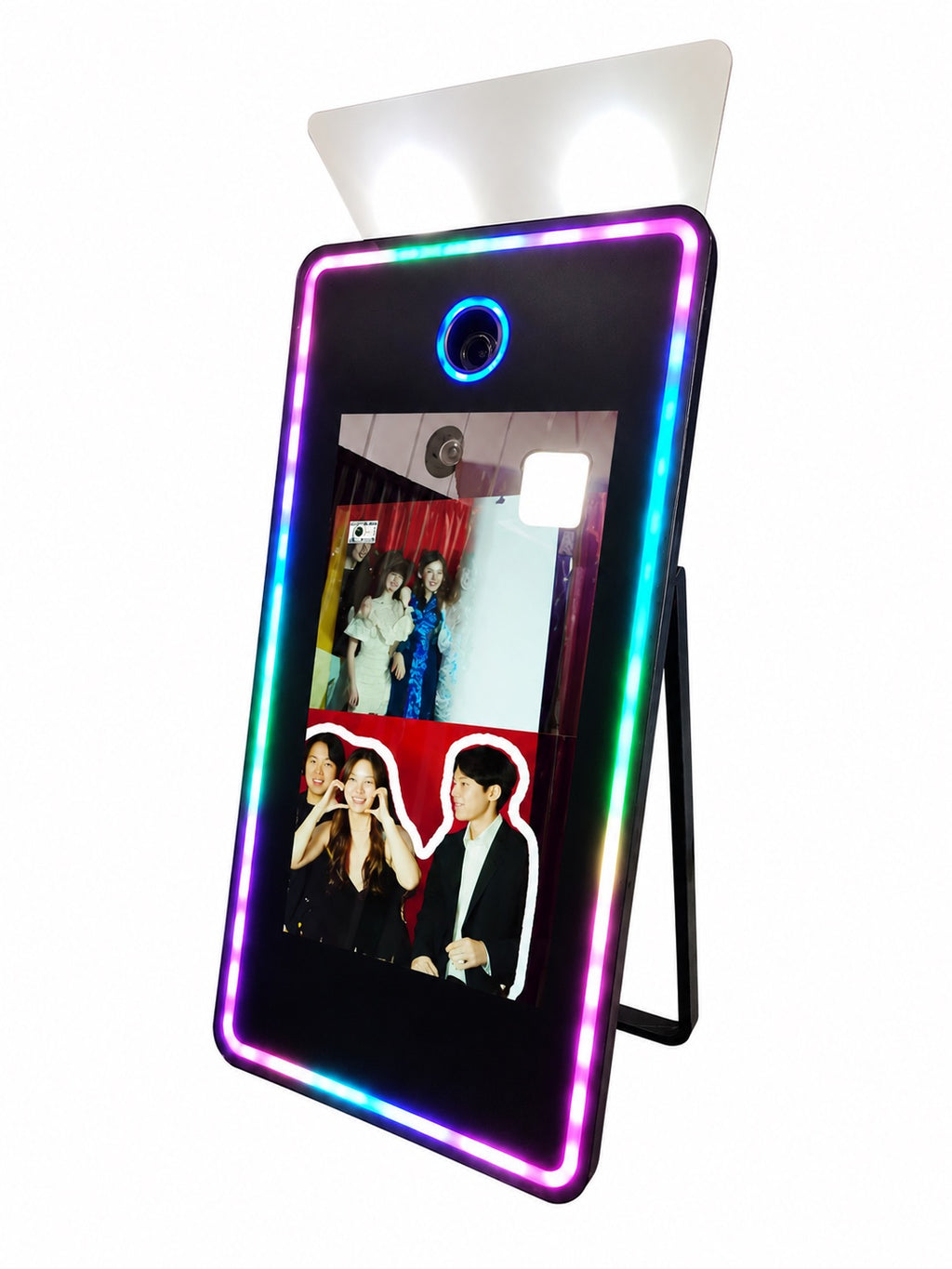 Blade Mirror Photo Booth |53.5 -Inch Touch Screen DSLR Slim Mirror Booth - Best Mirror Booth For Sale - Photo Booths For Sale.
