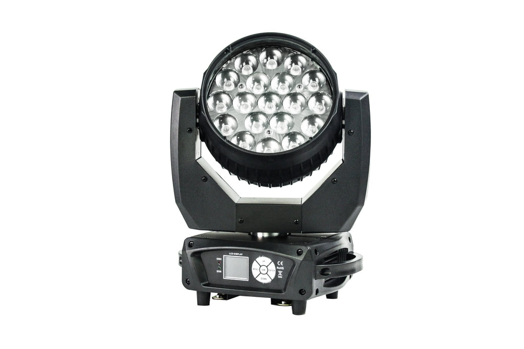 Both Lighting 1915 Bee-Eye Pro Moving Head | Professional Multi-Beam LED Light Fixture - DJ And Photo Booth Supply