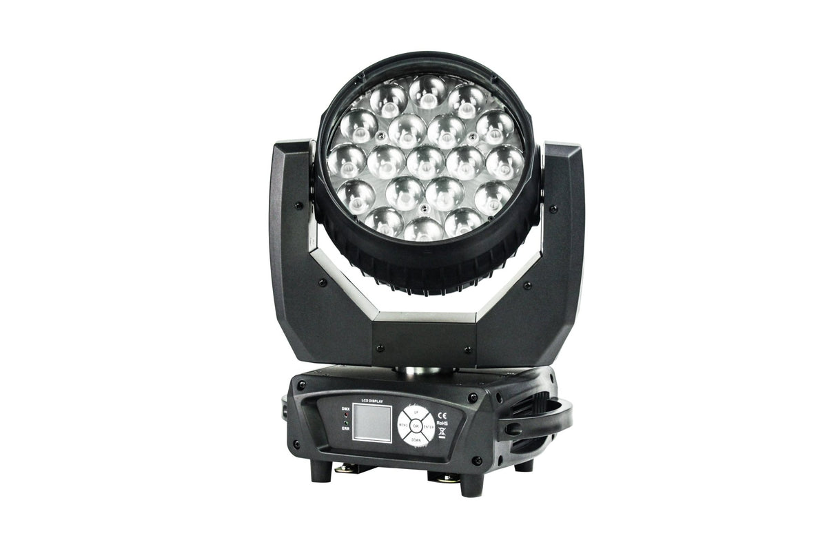 Both Lighting 1915 Bee-Eye Pro Moving Head | Professional Multi-Beam LED Light Fixture - DJ And Photo Booth Supply