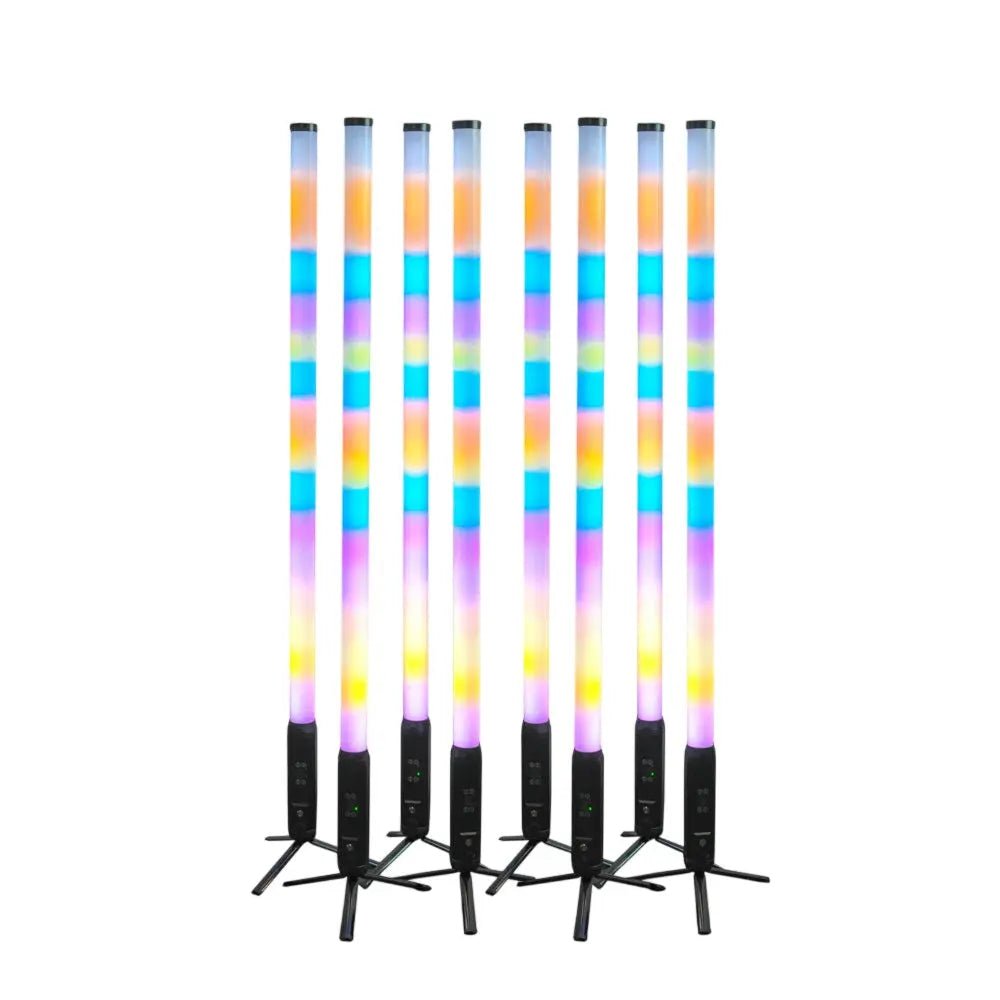 Both Lighting 360 LED Tube Light | Wireless Battery Powered RGBWA DJ & Photo Booth Tube Light - DJ And Photo Booth Supply