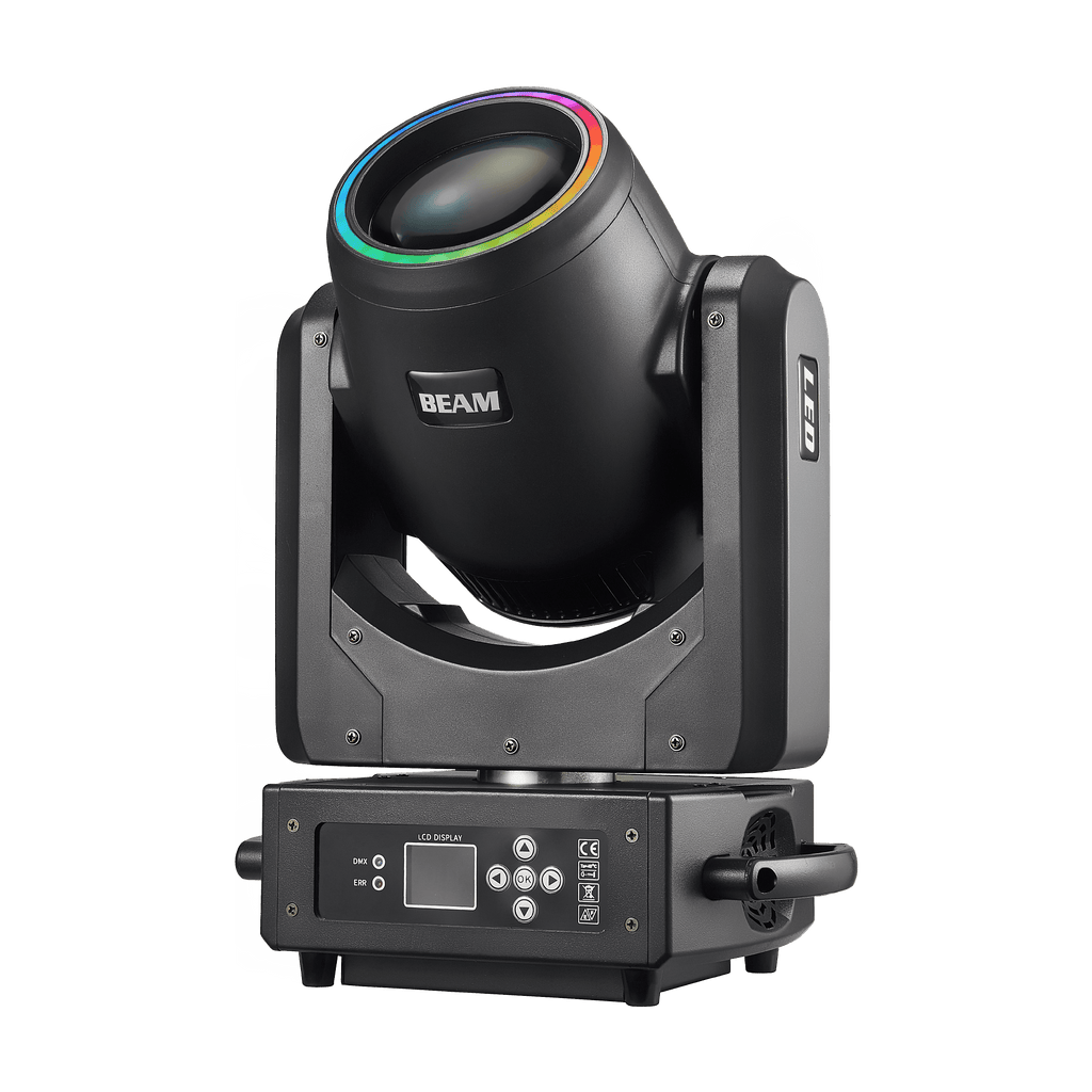 Both Lighting BPM-BEAM 100W Wireless Battery Moving Head | Gobos, RGB Halo & Cordless DMX - DJ And Photo Booth Supply