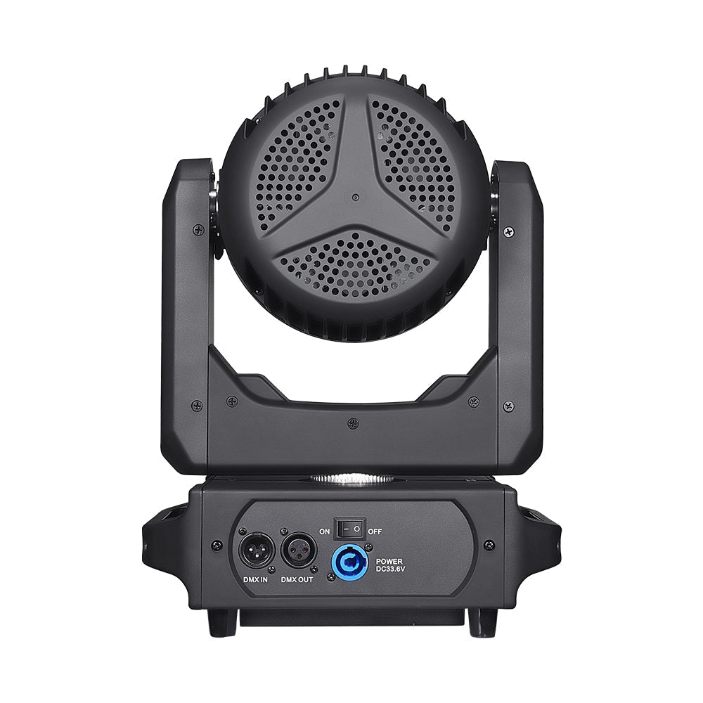 Both Lighting BPM-Splash X | Wireless Battery Moving Head Wash with RGB Halo Ring - DJ And Photo Booth Supply