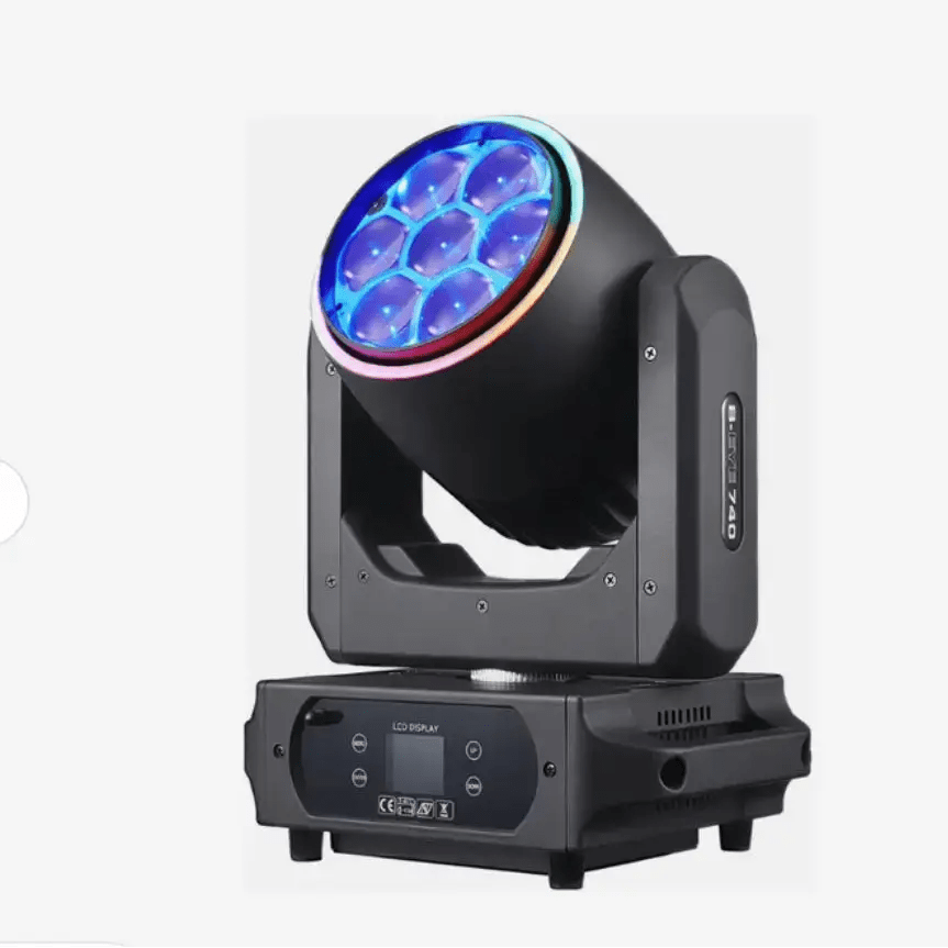 Both Lighting BPM-Splash X | Wireless Battery Moving Head Wash with RGB Halo Ring - DJ And Photo Booth Supply