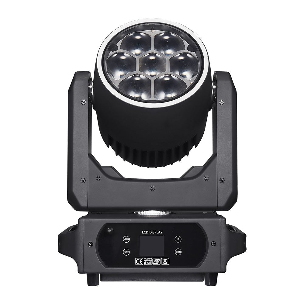 Both Lighting BPM-Splash X | Wireless Battery Moving Head Wash with RGB Halo Ring - DJ And Photo Booth Supply
