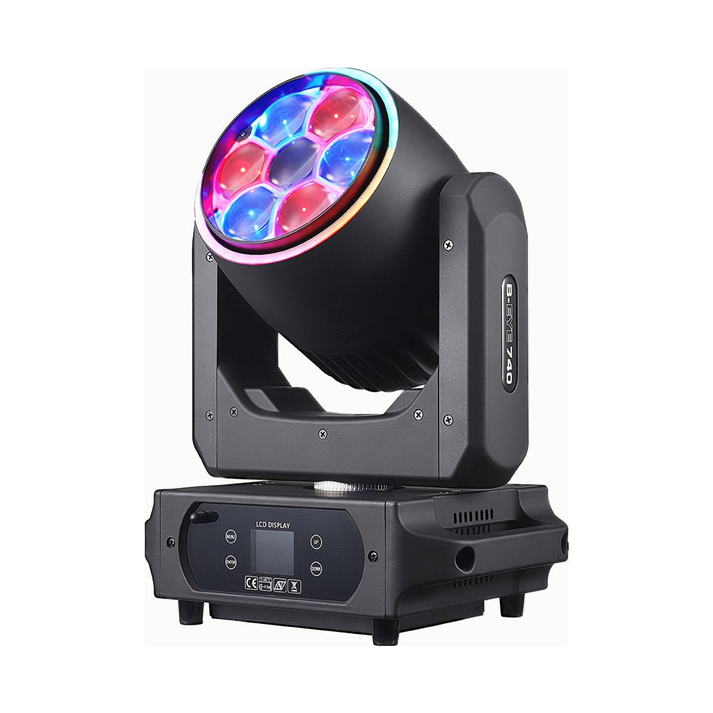 Both Lighting BPM-Splash X | Wireless Battery Moving Head Wash with RGB Halo Ring - DJ And Photo Booth Supply