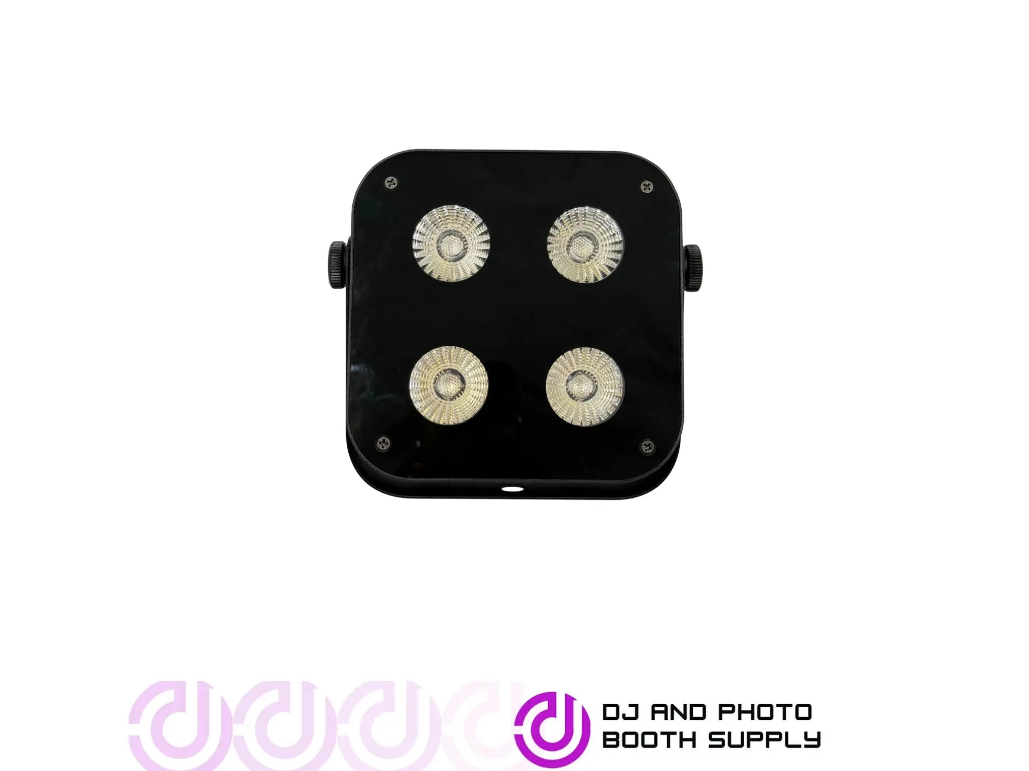 Both Lighting IR4 Compact Quad Uplight | Battery-Powered DJ LED Wash Fixture - DJ And Photo Booth Supply