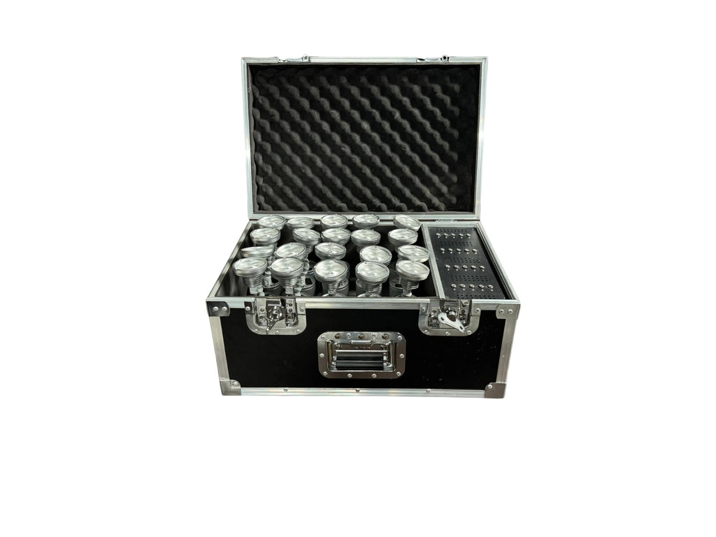 Both Lighting Pin Spot Cannon | 10W Battery-Powered Wireless DMX Adjustable Zoom Pin Spot - DJ And Photo Booth Supply