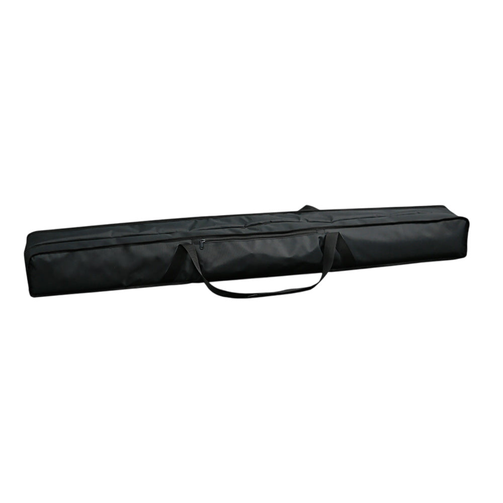 Black soft bag containing four Both Lighting 360 LED Tube Lights, wireless battery-powered RGBWA DJ and photo booth lighting units.