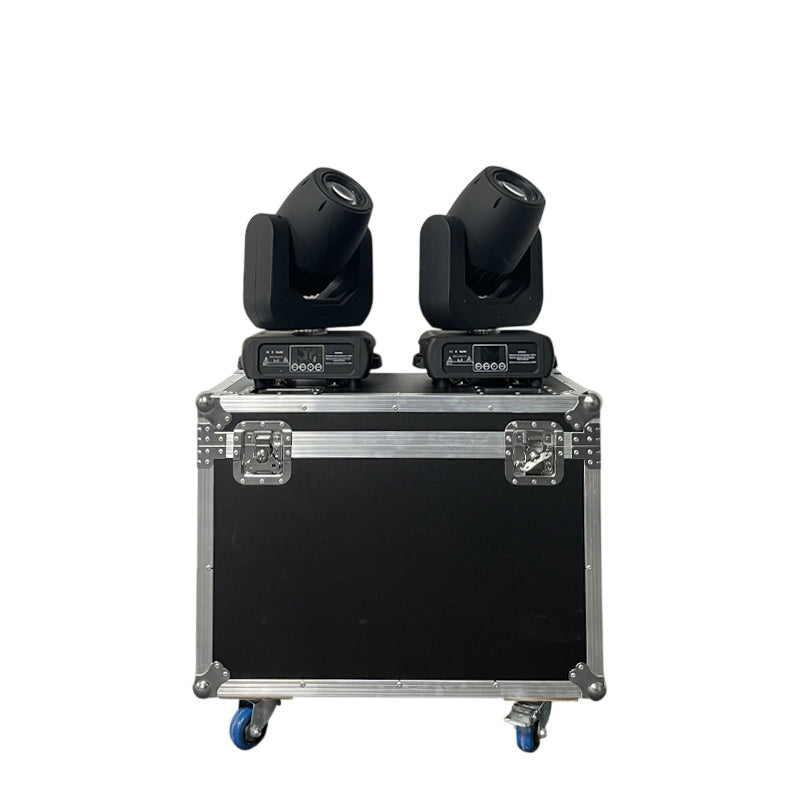 Black MH-150S Moving Head LED Light by DJ And Photo Booth Supply, professional DJ and event lighting fixture with adjustable head