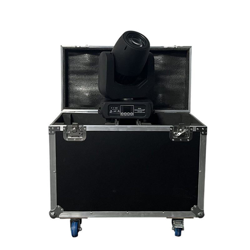 Black MH-150S Moving Head LED light by DJ And Photo Booth Supply, professional DJ and event lighting fixture.