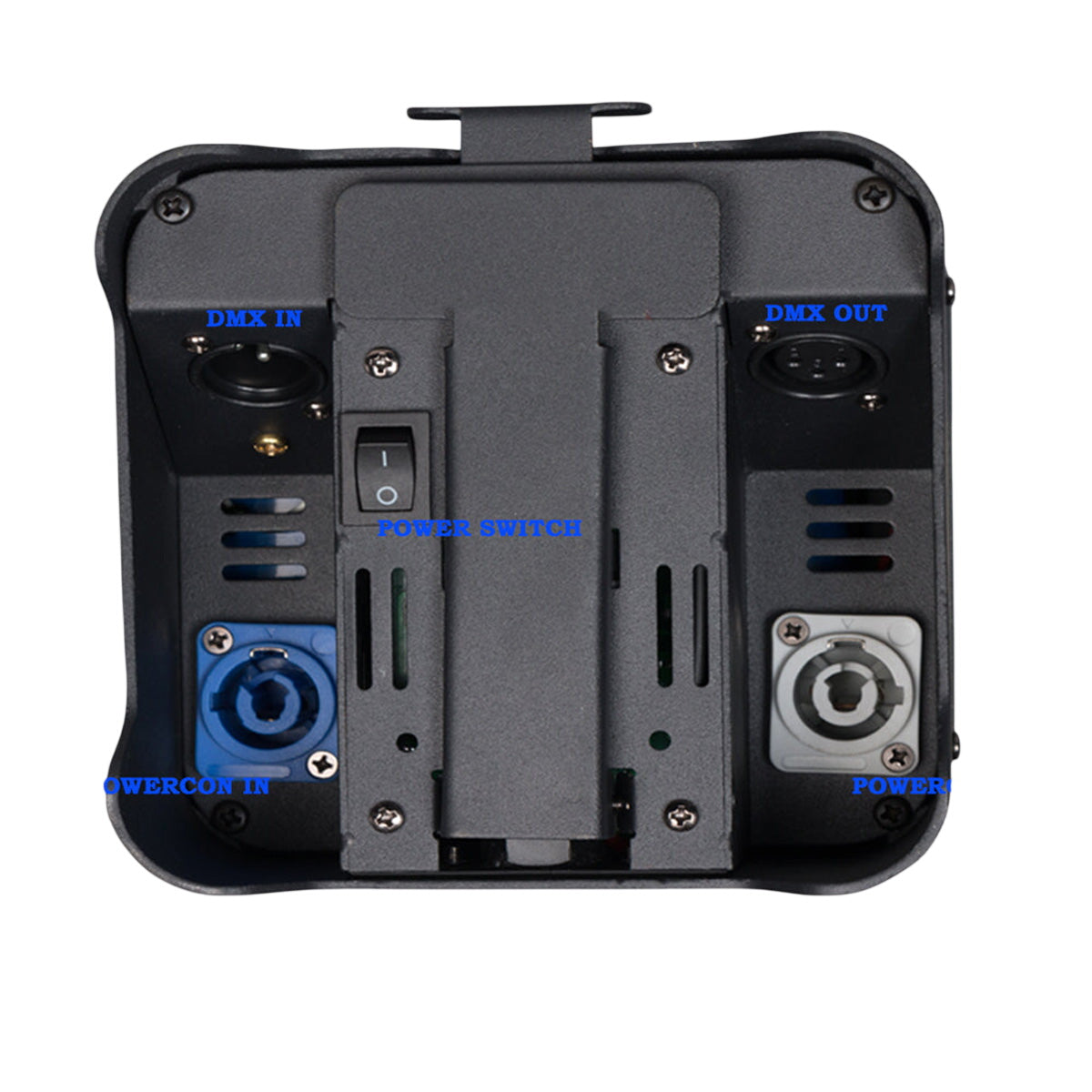 Both Lighting S4 Wireless Uplight showing black LED uplight with RGBWA+UV lighting, battery-powered DJ lighting fixture.