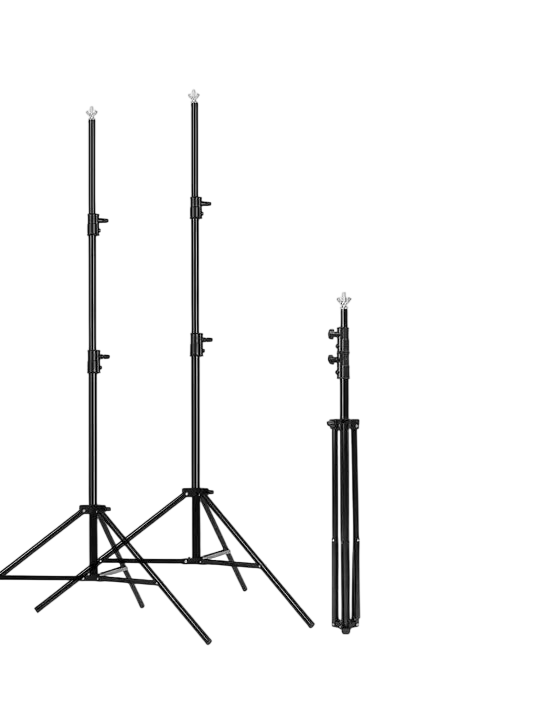 Heavy-duty 10x10 ft adjustable backdrop stand for photo booths and studio setups, supporting various backdrops securely.