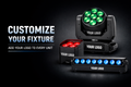 Lighting gear from DJ and Photo Booth Supply with custom logo on each piece, part of a complete lighting order.