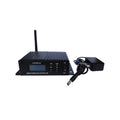 DMX Transmit Pro wireless DMX transmitter and receiver for event lighting, used in professional lighting setups.