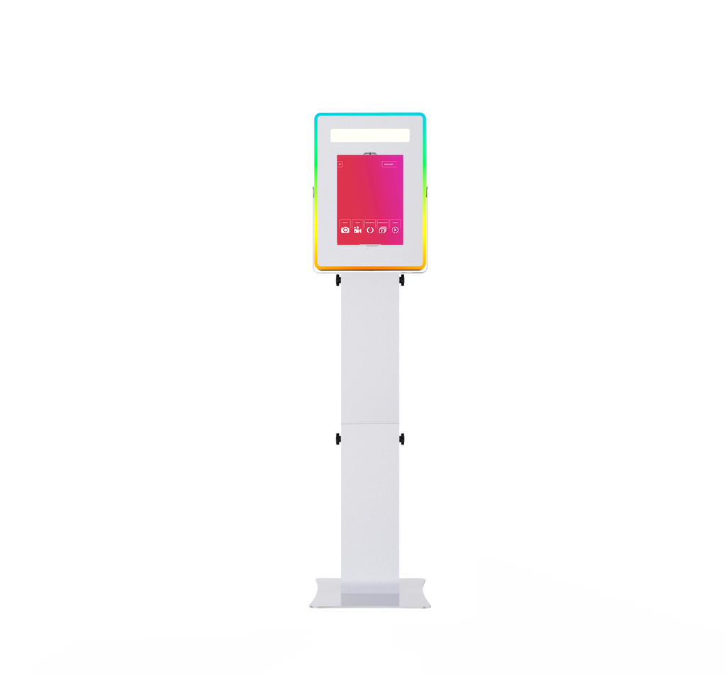iPad Fusion Photo Booth by DJ And Photo Booth Supply with RGBW LED color-changing frame for event photos