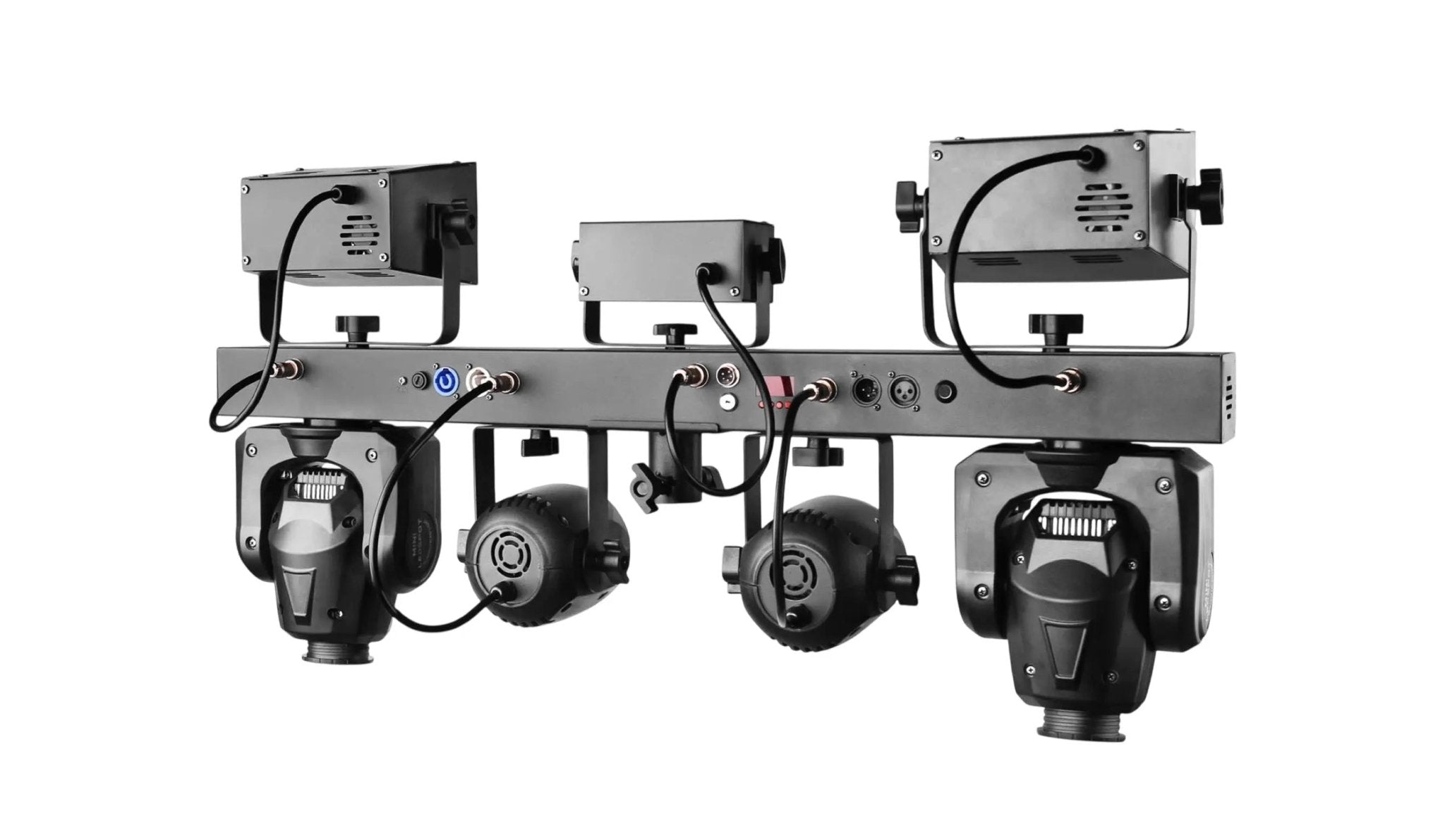 DJ AND PHOTO BOOTH SUPPLY DJ Gig Bar Mover 5-in-1 Lighting System Bundle With Case - DJ And Photo Booth Supply