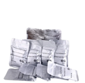 Cold machine powder titanium alloy granules for indoor and outdoor use, shown in a container with a metallic appearance.