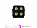 Both Lighting IR4 Compact Quad Uplight, a battery-powered DJ LED wash fixture with quad-color LED for vibrant uplighting.