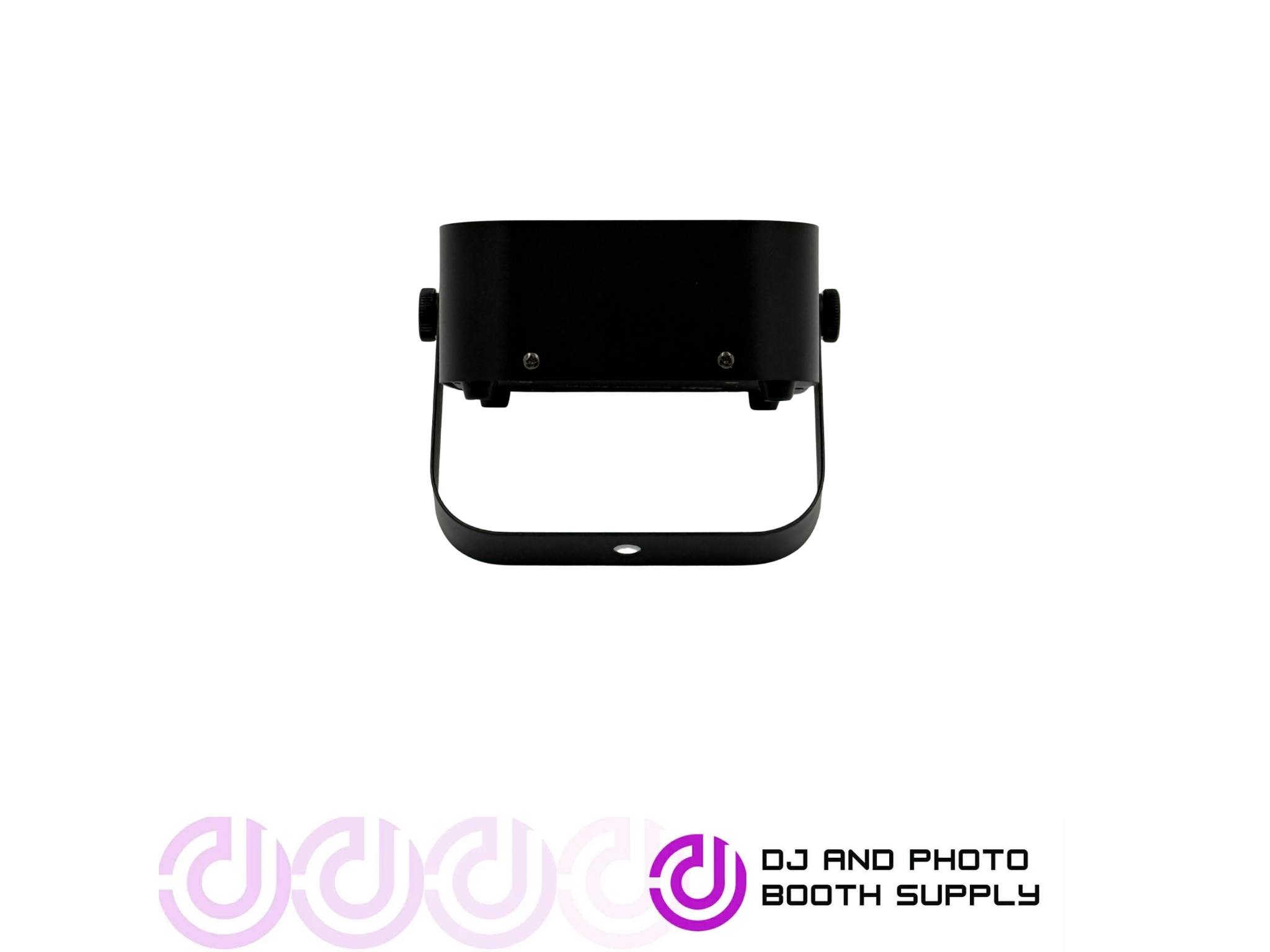 Both Lighting IR4 Compact Quad Uplight, battery-powered DJ LED wash fixture with quad-color LED for vibrant uplighting in black finish.