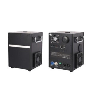 650W cold spark machine by DJ and Photo Booth Supply, producing 1-5m spray for DJ events and stage lighting.