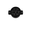 740 Bee-Eye Mini Moving Head LED DJ light fixture with compact design and multi-beam lighting for stage and party illumination.