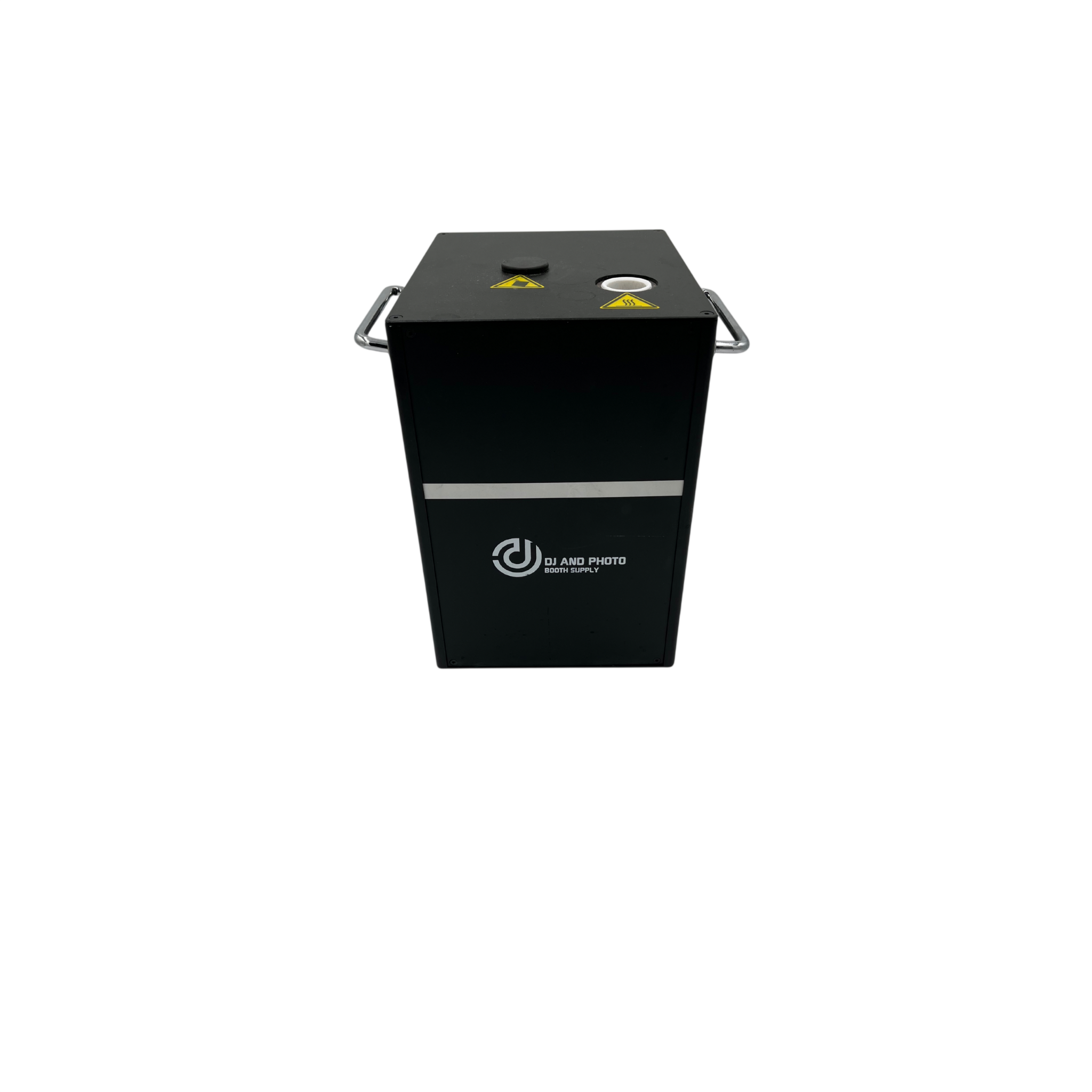 750W Cold Spark Machine by DJ and Photo Booth Supply creating indoor and outdoor sparkling effects for events and performances.