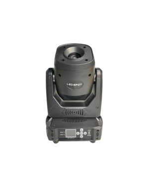 DJ and Photo Booth Supply 100W LED Moving Head lighting fixture with adjustable beam for DJ and event lighting setups.