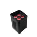 DJ and Photo Booth Supply waterproof IP65 lighting fixture with 4x18W LED bulbs, suitable for DJ and event photo booths.
