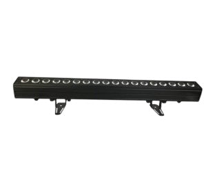 DJ and Photo Booth Supply LED Color Bar with 18x18W lights, vibrant lighting for DJ and photo booth setups.