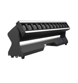 DJ and Photo Booth Supply SPOT Moving Head Light Series, professional stage lighting with adjustable head and vibrant effects.