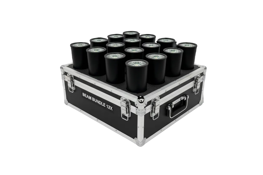 High-power LED wash and effect lighting cannon by Both Lighting, perfect for DJ illumination and stage effects.