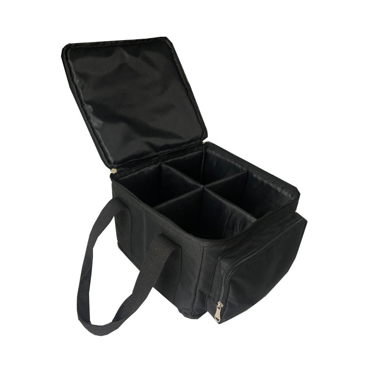 Black Both Lighting S6 Wireless Uplight with RGBW LED wash, battery-powered DJ uplight for event lighting and photo booths.