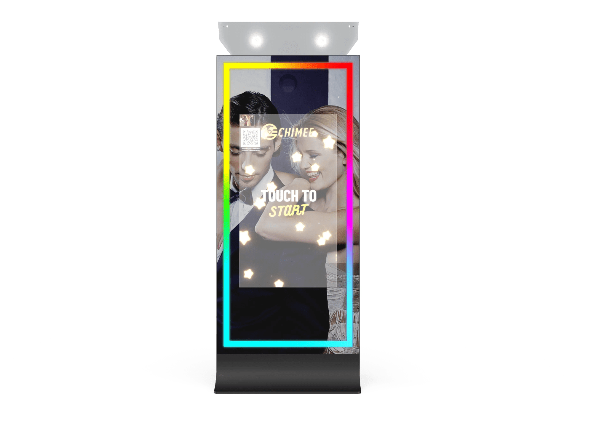 DJPBS 43 Inch 4K Touch Screen 72 Inch Tower Mirror Photo Booth DJ-PBS43 Tower Mirror Photo Booth - DJ And Photo Booth Supply