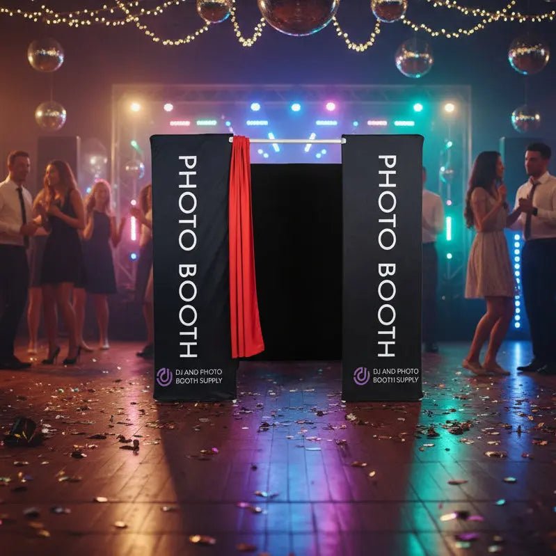 DJPBS-CLASSICBOOTH Classic / Traditional Photo Booth Frame -Easy Set Up- Classic Booth Feel. Aircraft Aluminum Traditional Photo Booth Shell Enclosure - DJ And Photo Booth Supply