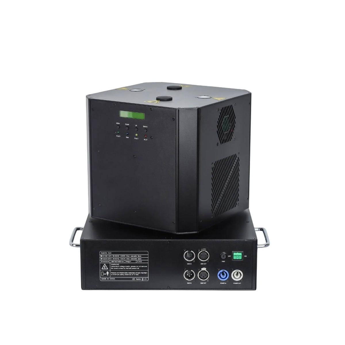 Dual Rotating Cold Spark Fountain | Tundra SP1300 360° Wireless Cold Spark Machine - DJ And Photo Booth Supply