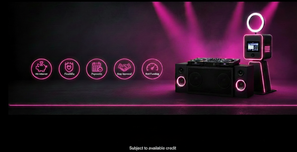 Financing Banner - Disclaimer Below Pink Line