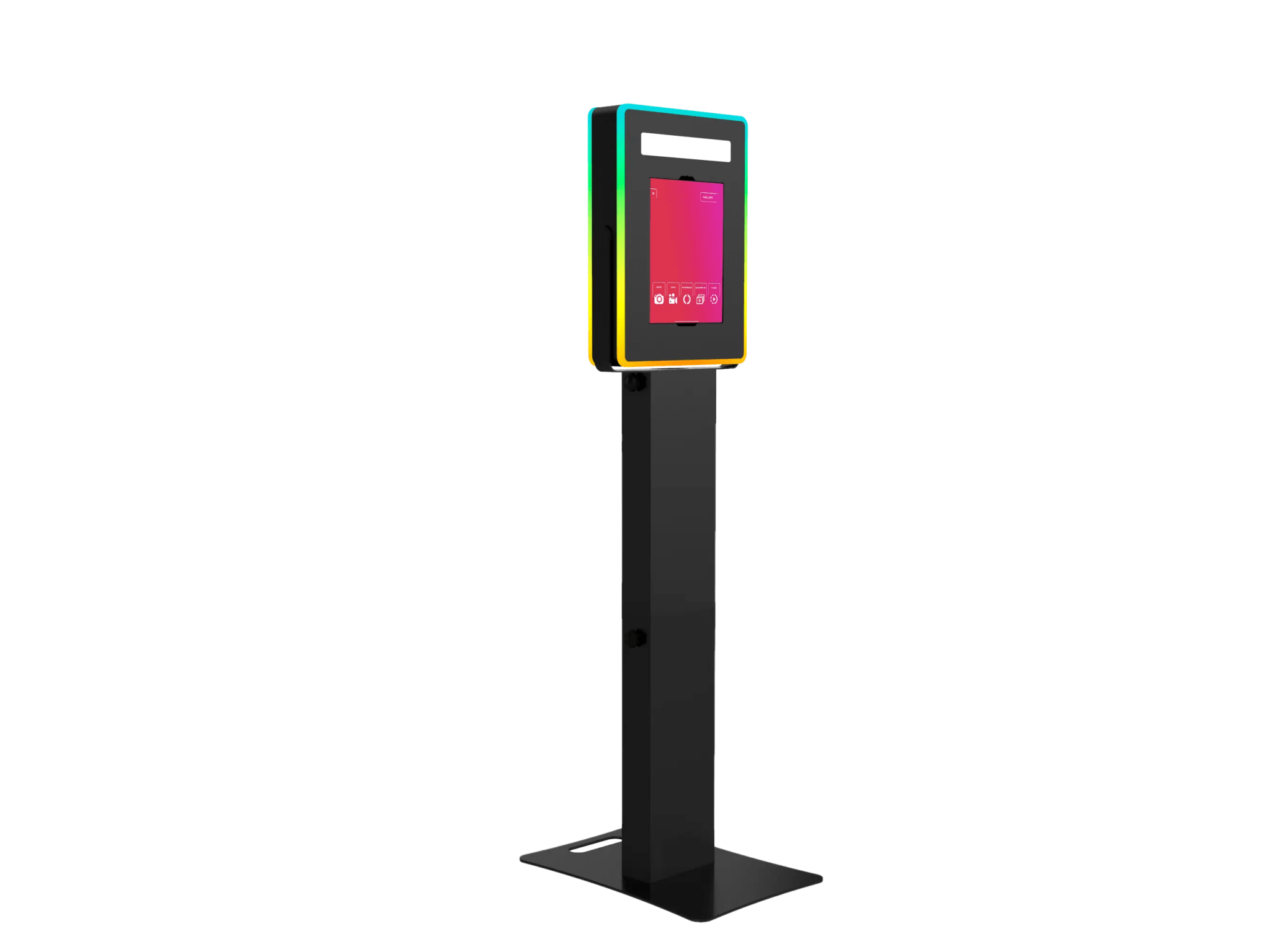 iPad Fusion Photo Booth | RGBW LED Color Changing Frame Photo Booth - DJ And Photo Booth Supply